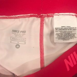 Nike Pants - NWOT Nike Pro striped 3/4 legging length size Nike Pants - NWOT Nike Pro striped 3/4 legging length size
